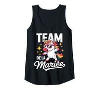 Femme Team De La Mariée EVJF Licorne Enterrement De Jeune Fille Débardeur