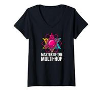 Femme Tech Network Engineer Master of The Multi-Hop T-Shirt avec Col en V