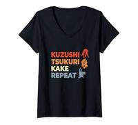 Femme Techniques de Judo Combattant de Judo T-Shirt avec Col en V