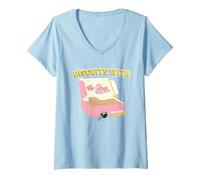 Femme Ted Lasso Biscuits With The Boss T-Shirt avec Col en V