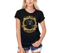 Femme Tee-Shirt Bio Chien Terre-Neuve - Moment I Saw You I Loved You Chiot - Newfoundland Dog - Moment I Saw You I Loved You Puppy - T-Shirt Graphique Éco-Responsable Vintage Cadeau Nouveauté