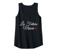Femme Tee-Shirt La Future Mariée Fiancée Mariage Fête Débardeur
