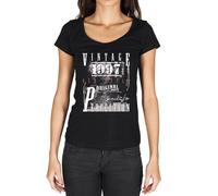 Femme Tee-Shirt Pièces Originales Vieillies À La Perfection 1997 - Original Parts Aged To Perfection 1997 - 27 Ans T-Shirt Graphique Idée Cadeau 27e Anniversaire Vintage Année 1997 Nouveauté