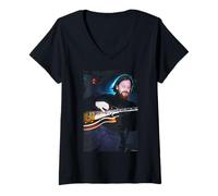 Femme Teenage Fanclub Norman Blake Alt Rock par Andy Willsher T-Shirt avec Col en V