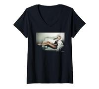 Femme Téléréalité Amber Rose RuPaul's Drag Race Michael Grecco T-Shirt avec Col en V