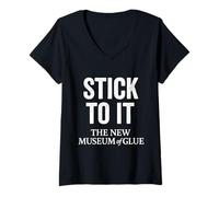 Femme TENEZ-Y : Le Nouveau musée de la Colle T-Shirt avec Col en V