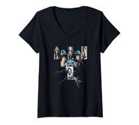 Femme The 27 Club_008 T-Shirt avec Col en V