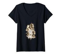 Femme The Ancient Egyptians T-Shirt avec Col en V