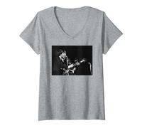 Femme The Beatles Live, Paul McCartney, John Lennon, tournée américaine 1964 T-Shirt avec Col en V