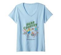 Femme The Berenstain Bears Welcome to Bear Country Vintage Book T-Shirt avec Col en V