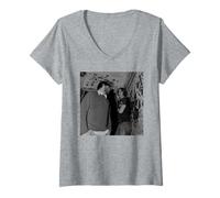 Femme The Black Keys Lonely Boy Rock Duo par Andy Willsher T-Shirt avec Col en V
