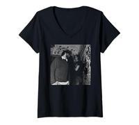 Femme The Black Keys Rock Duo Lonely Boy par Andy Willsher T-Shirt avec Col en V