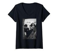 Femme The Bluetones Britpop Mark Morris Rock Band par Andy Willsher T-Shirt avec Col en V