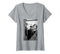 Femme The Bluetones Expecting to Fly Rock Band par Andy Willsher T-Shirt avec Col en V