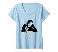 Femme The Boys Kimiko Kill Count Portrait Superhero TV Show T-Shirt avec Col en V