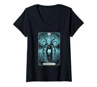 Femme The Bukavac Créature Créatures Mythologiques T-Shirt avec Col en V