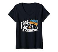 Femme The Challenge The Real World Challenge T-Shirt avec Col en V