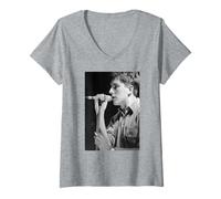Femme The Colourfield Terry Hall Thinking of You Band 1985 T-Shirt avec Col en V