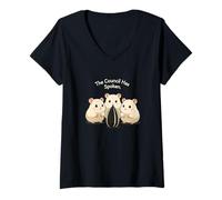 Femme The Council Has Spoken Hamster Humour T-Shirt avec Col en V