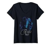 Femme The Creep Tapes Wolf Mask T-Shirt avec Col en V