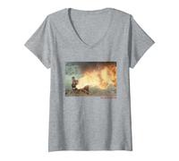 Femme The Deer Hunter Robert De NIRO Michael Guerre du Vietnam T-Shirt avec Col en V
