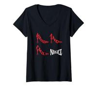 Femme The Devil Wears Prada 2 Miranda Andy Emily & Nigel Icons T-Shirt avec Col en V