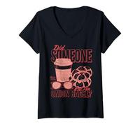 Femme The Devil Wears Prada Did Someone Eat an Onion Bagel? Sketch T-Shirt avec Col en V