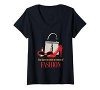 Femme The Devil Wears Prada You Have No Style Or Sense of Fashion T-Shirt avec Col en V