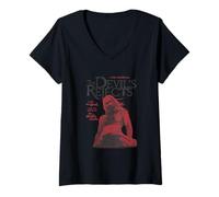Femme The Devil's Rejects I Am The Devil Otis Poster Horror Movie T-Shirt avec Col en V