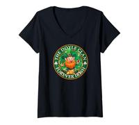 Femme The Doyle Clan Forever Irish St Patrick’s Day T-Shirt avec Col en V