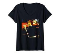 Femme The Faces Live : Rod Stewart, Top of The Pops 1973 T-Shirt avec Col en V