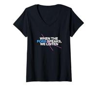 Femme The fork T-Shirt avec Col en V