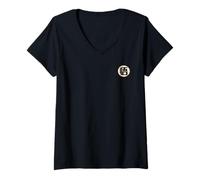 Femme The GokuSon D T-Shirt avec Col en V