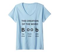 Femme The Invention Of The Word T-shirt humoristique pour fête T-Shirt avec Col en V