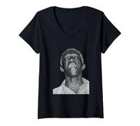 Femme The Jazz Messengers Art Blakey Drummer par Michael Grecco T-Shirt avec Col en V