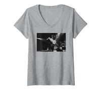 Femme The Kinks Live Ray Davis par Simon Fowler T-Shirt avec Col en V