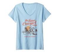 Femme The Lone Cowgirl Ranch Western Graphic T-Shirt avec Col en V
