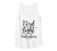 Femme The Lord is My Light and My Salvation Psaum 27:1 Débardeur
