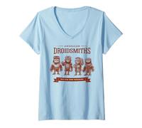 Femme The Mandalorian and Grogu Anzellan Droidsmith Fix The Broken T-Shirt avec Col en V