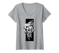 Femme The Mandalorian and Grogu Imperial Stormtroopers Stencil Art T-Shirt avec Col en V
