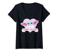 Femme The Mandalorian The Cutest Valentine T-Shirt avec Col en V