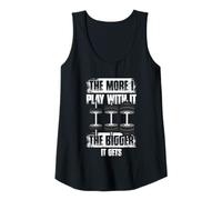 Femme The More i Play Musculation Gym Fun Bodybuilding Débardeur