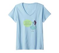 Femme The Pigeon High School Graduate T-Shirt avec Col en V