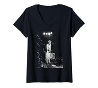 Femme The Police Sting en concert avec Zenyatta Mondatta Tour 1980 T-Shirt avec Col en V