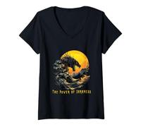 Femme The Power of Darkness A Gripping Moral Drama by Leo Tolstoy T-Shirt avec Col en V