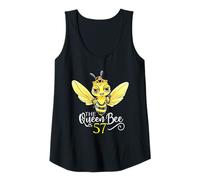 Femme The Queen Bee is 57 Honeybee Hive 57e Anniversaire Femme Débardeur