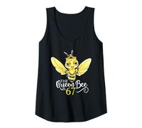 Femme The Queen Bee is 67 Honeybee Hive 67e Anniversaire Femme Débardeur