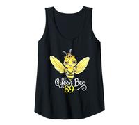 Femme The Queen Bee is 89 Honeybee Hive 89e Anniversaire Femme Débardeur