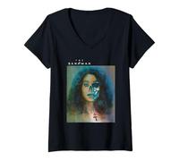 Femme The Sandman Woman Portrait Halloween T-Shirt avec Col en V