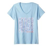 Femme The Sea is Calling Coastal Shell Beach Lover Esthétique T-Shirt avec Col en V
